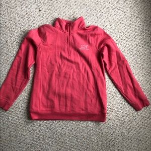 vineyard vines half zip sweatshirt size medium